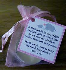 Our ready to pop baby shower favor tags are really going to add that final touch to your upcoming. 5 X Baby Shower Favour Personalised Tags Candle Tea Light Labels