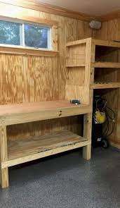 Diy Projects Garden Garage Ideas Projects Garden Garage Ideas Diy Garage Gardengar In 2020 Garage Work Bench Garage Storage Shelves Storage Shed Organization