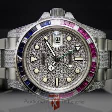 Great savings & free delivery / collection on many items. Rolex Gmt Master Ii Pepsi Custom Diamonds Iced Out Ref 116710 Auktionen Th Keuchel