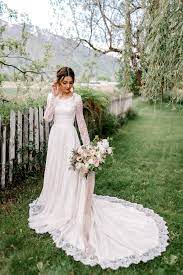 Fern Gown Long Sleeve Wedding Dress Lace Aline Wedding Dress Lace Wedding Dress With Sleeves