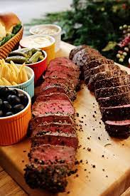 Beef tenderloin recipes do not have to be complicated. Quick Easy Christmas Party Food Network Recipes Beef Tenderloin Recipes Beef Tenderloin Roast Recipes