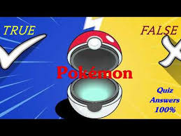 That is a part of what makes trivia questions so much fun. Pokemon True Or False Quiz Answers Videoquizstar Pokemon True Or False Quiz Answers Answers 100 Youtube