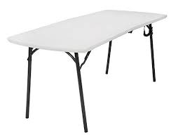 Cosco Diamond Series 6 Ft Fold In Half Blow Molded Table 300 Lb Weight Capacity White Speckle Folding Table Table Cosco