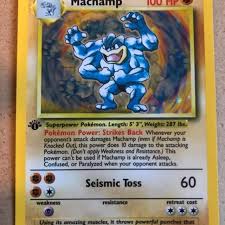 1st edition machamp holo #8 card pokemon base set @ au $114.20 + au $5.13 shipping + au $5.13 shipping + au $5.13 shipping. Pokemon Hd First Edition Machamp Pokemon Card Value