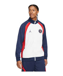 Entdecke rezepte, einrichtungsideen, stilinterpretationen und andere ideen zum ausprobieren. Jordan X Psg Anthem Jacke Weiss Blau F100 Lifestyle Freizeitbekleidung