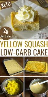 Yellow Squash Cake Keto Thm Low Carb Squash Cakes Low Carb Keto Recipes Healthy Sweets