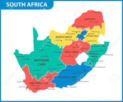 This is a list of selected cities, towns, and other populated places in south africa, ordered alphabetically by province. The Detailed Map Of South Africa With Regions Or States And Cities Royalty Free Cliparts Vectors And Stock Illustration Image 102156905