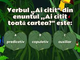 Poate fii înlocuit cu a se afla; Valorile Verbului A Fi Resurse Didactice