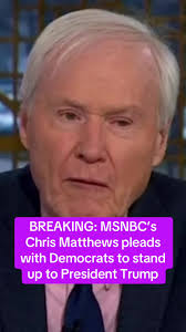 BREAKING: MSNBC’s Chris Matthews pleads with Democrats to stand up to  President Trump 🟪🇺🇸🗽🗞️ #news #politics #trump #democrat #msnbc  #democracy #donaldtrump #maga #liberal #left