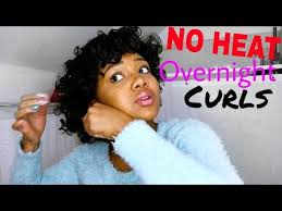 The best way is to curl around a wand to a full revolution when it comes to curling short hair. Overnight Heatless Curls On Short Hair Youtube