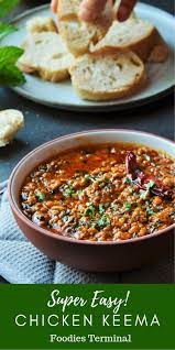 Chicken Keema Curry Chicken Keema Recipe Video Foodies Terminal Recipe Keema Recipes Curry Recipes Chicken Keema