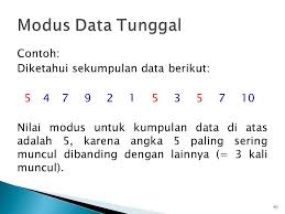 Bab V Ukuran Pemusatan Mean Median Dan Modus Pertemuan Ke 5 Ppt Download