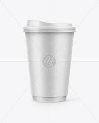 Download Kraft Paper Coffee Cup Mockup In Cup Bowl Mockups On Yellow Images Object Mockups Yellowimages Mockups