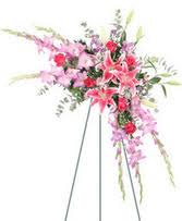 Celebration Of Life Standing Spray In Haddon Heights Nj Freshest Flowers