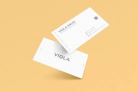 White Business Card Template Business Card Mock Up White Business Card Business Card Template