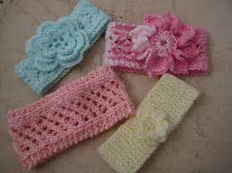 Knit a baby blanket, an adorable hat or cute booties for your tiny tots using these free designs from popular brands and independent designers. Easy Knit Baby Headbands With Flowers Pattern By Myrtie Edwards Baby Knitting Patterns Knitting Patterns Knit Headband Pattern