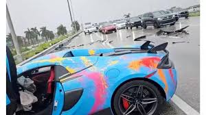 Watch as YouTuber Jack Doherty crashes his brand new Rs 1.7 crore McLaren  supercar while live streaming - The Economic Times