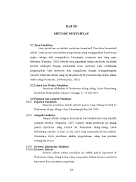 Kriteria eksklusi atau kriteria pengecualian adalah kriteria atau standar yang ditetapkan sebelum penelitian atau penelaahan. Bab Iii