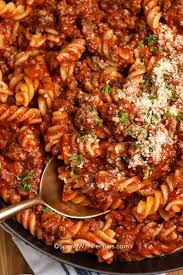 Maybe you would like to learn more about one of these? Fusilli With Meat Sauce Spend With Pennies