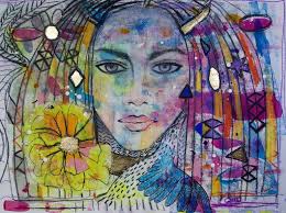 Street Art Women Pastel Art Prints For Sale