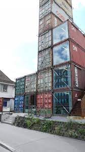 freitag flagship store spillmann echsle architects zurich switzerland shipping container architecture shipping container container architecture