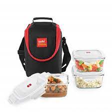 Buy Online This 3 Pieces Seal O Fresh Glass Lunch Box At Affordable Price In India Kitchenstorage Containers Lunchb Lunch Box Cello Microwavable Lunch