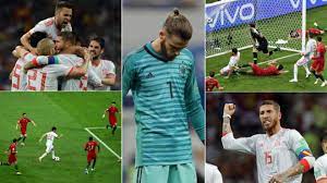 Portugal and spain could not be separated in what was billed as the potential game of the tournament. the second half was a bit of a slow start, with portugal penned into their own half and spain trying to find a way through. Portugal 3 3 Spain Spain Five Reasons To Dream And One To Worry About Marca In English