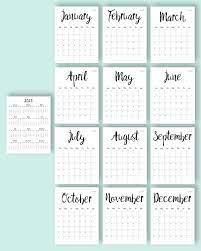 Printable Calendar 2021 2022 Desk Calendar Pdf Download Etsy Calendar Printables Calendar Pages Printable Calendar