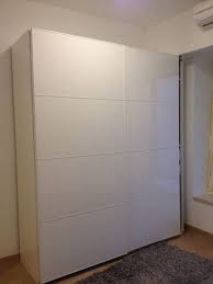 Pax pair of sliding door frames sliding doors allow more room for furniture because they don't take any space to open.if you want to organise inside you can complement with interior. Ikea Pax Wardrobe With Sliding Door Secondhand Hk