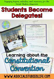 This Fun Graphic Organizer Scaffolded Questions And Role Play Activity Is A P Constitutional Convention Social Studies Middle School Social Studies Classroom
