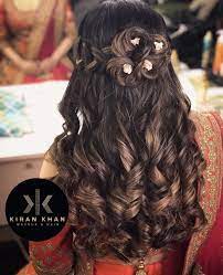 Mehndi Hair Style For Brides Sisters Or Cousins Hair Styles Diy Wedding Hair Bride Hairstyles For Long Hair