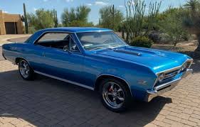 The car has power steering and gauge package. Seller Of Classic Cars 1967 Chevrolet Chevelle Marina Blue Black Vinyl
