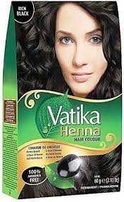 It spreads quickly and evenly right to the roots of your hair and gives silkiness and shine, leaving your hair soft, fragrant. Buy Vatika Dabur Henna Hair Colour Rich Black 6x10 G Sachets Online At Low Prices In India Amazon In
