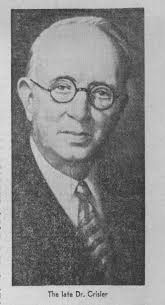 Dr Joseph Augustus Crisler (1867-1940)