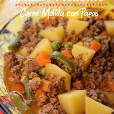 Mexican Picadillo Recipe Image Mexican Food Recipes Authentic Mexican Food Recipes Ground Beef And Potatoes