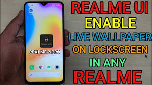 How To Enable Live Wallpaper On Lock Screen Of Realme 2 Pro Or Any Realme Realme Ui Hidden Feature Youtube
