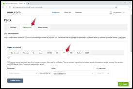How Do I Create A Txt Record Support One Com