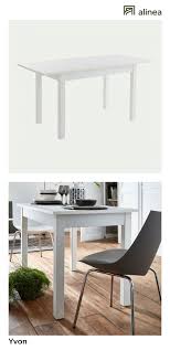 Used as an office table, thanks to the sliding table top, any cables can be hidden away in the cable ducting. Alinea Yvon Table De Repas Blanche Extensible L120 A 160cm 4 A 8 Convives Meubles Salle A Manger Et C Table Repas Meuble Salle A Manger Table Extensible