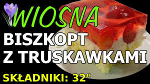 Biszkopt z truskawkami to pomysł dość banalny i prosty, ale z sezonowymi truskawkami nabiera trochę innego wymiaru:). Biszkopt Truskawki I Bita Smietana Wiosna Youtube