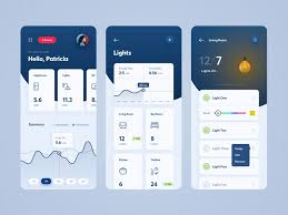 Smart Home Energy Tracking App Mobile App Design Inspiration Iphone App Design Android App Design