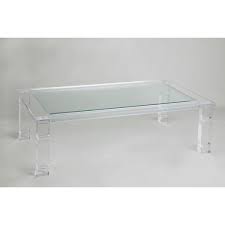 Zentique acrylic coffee table $2,800 $5,615. Ghost Acrylic Base Glass Coffee Table