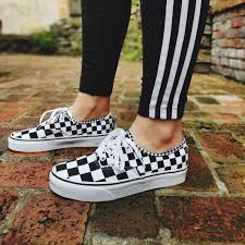 Black And True White Checkered Vans Check Erboard Please Come Check Out These New Arrivals From Vans Today We Re Open Until 6pm Bagginsshoes Vans Vans Authentic Black And White Vans