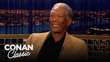How Morgan Freeman Developed His Voice | Late Night with Conan O ...