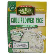 They didn't have any freshly riced cauliflower at this location, and there was also no price listed on the freezer. Earthly Choice Cauliflower Rice 8 5 Oz 6 Count