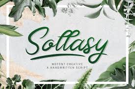 This font is perfect for headings but also works well as smaller body text! Sollasy Free Font Download