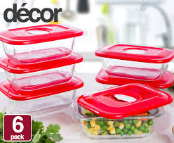 A wide variety of decor storage container options are available to you, such as food, tableware, and. 6x Decor Glass Realsealable Container 250ml Catch Com Au
