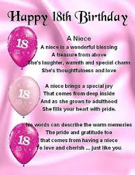 Happy birthday, my sweet, beautiful niece. Fridge Magnet Personalised Niece Poem 18th Birthday Free Gift Box Happy 18th Birthday Quotes Daughter Poems Niece Quotes