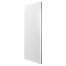 Big discount chrome wall mounted bath shower mixer product characteristics detail specification model no. Goodhome Naya Clear Fixed Shower Wall Panel H 1950mm W 800mm Diy At B Q