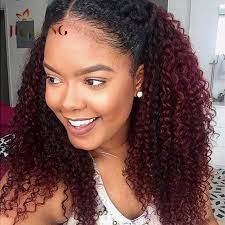 Pink ombre hair is for the real fashionistas, as there is nothing more modern than this color. Burgundy 99j Brazilian Kinky Curly Hair Red And Black Kinky Curly Weaving Hair Ombre Brazilian Curly Virgin Hair 3 Bundles Hair 3 Bundles Virgin Hair 3 Bundles3 Bundles Aliexpress