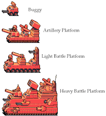 Max power, direct fire units get 25% offensive bonus and 1 extra square of movement. Advance War Orange Star Units By Mossgrande On Deviantart
